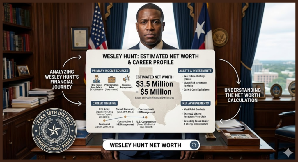 wesley hunt net worth