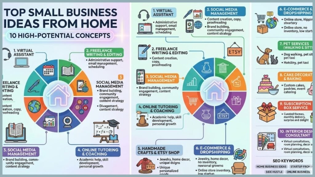 small business ideas from home