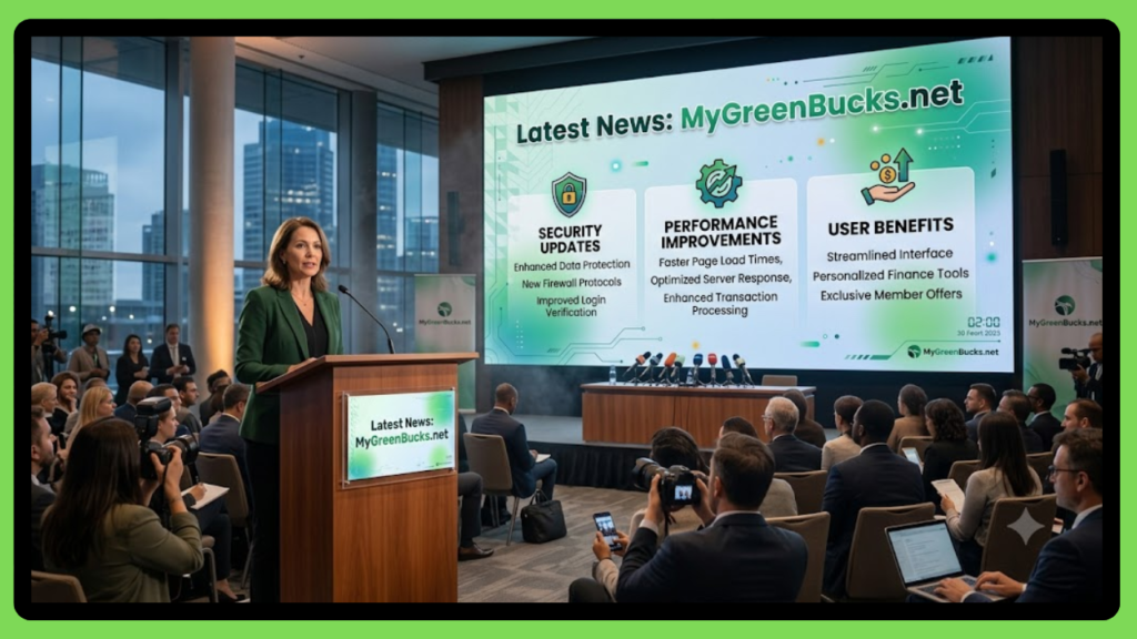 Latest News MyGreenBucks.net Security Updates Performance Improvements User Benefits latest news mygreenbucks.net